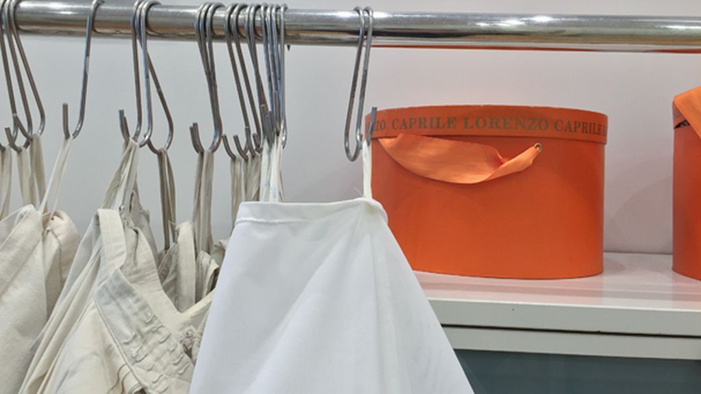 interior del taller de Lorenzo Caprile