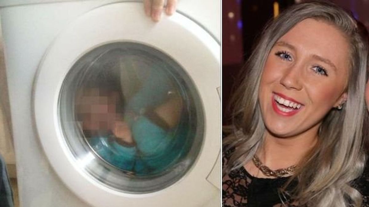 Mete a su hijo con síndrome de Down en una lavadora y publica la foto en Facebook