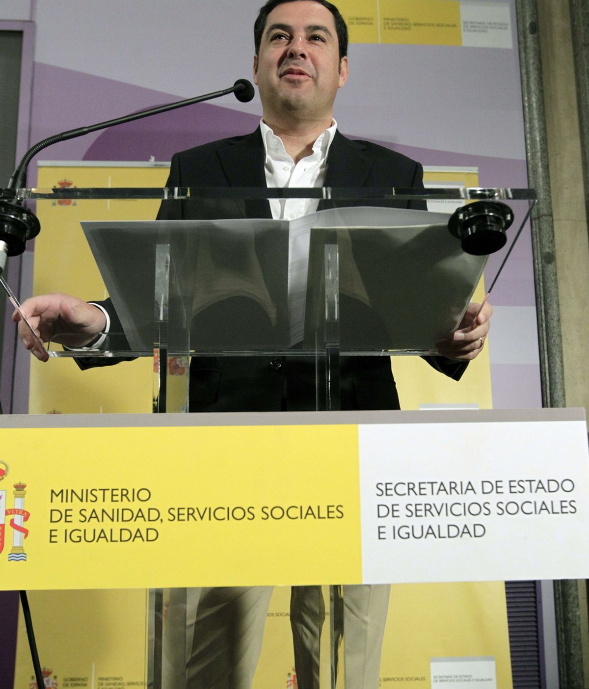 El secretario de Estado de Servicios Sociales e Igualdad, Juan Manuel Moreno