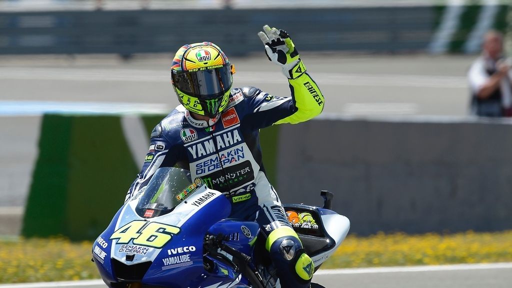 Valentino Rossi, decepcionado con el cuarto puesto