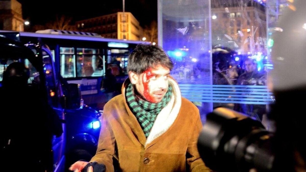 Disturbios en la 'Marea Ciudadana' de Madrid