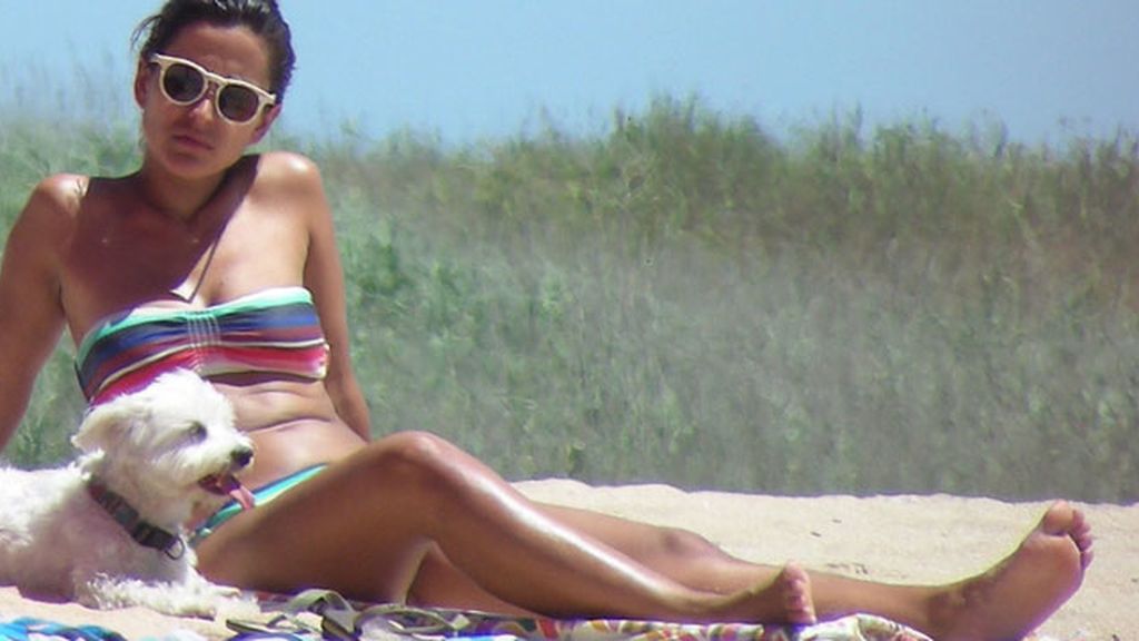 Inma Cuesta, en Cádiz con su mejor amiga