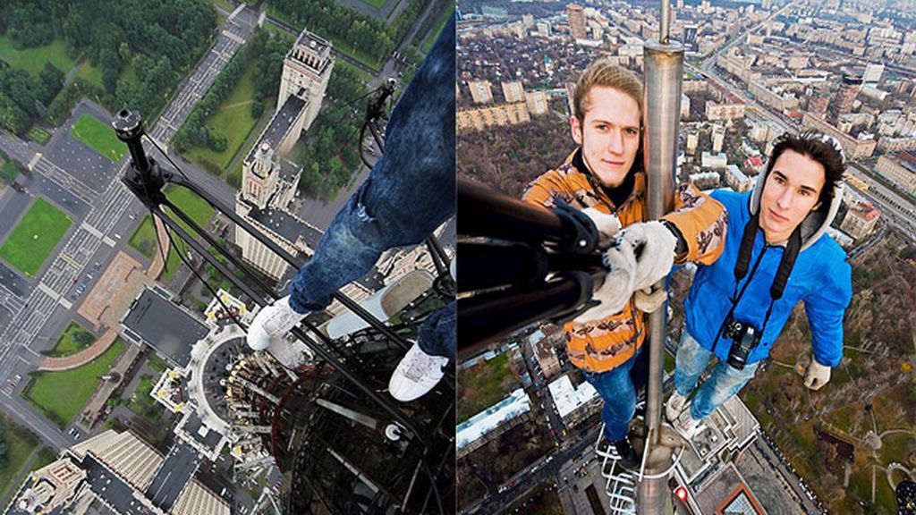 'Selfies' extremos en Rusia