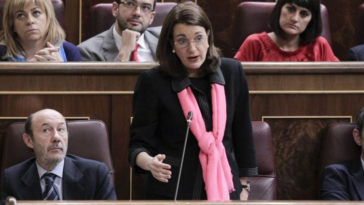 Soraya Rodríguez, portavoz parlamentario del PSOE
