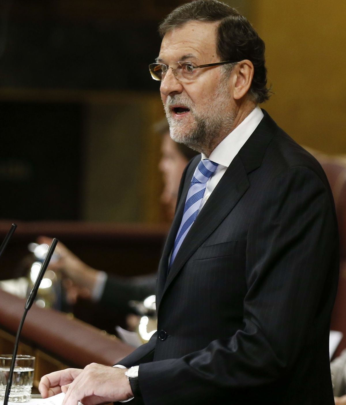 Mariano Rajoy, presidente del Gobierno, en el Congreso