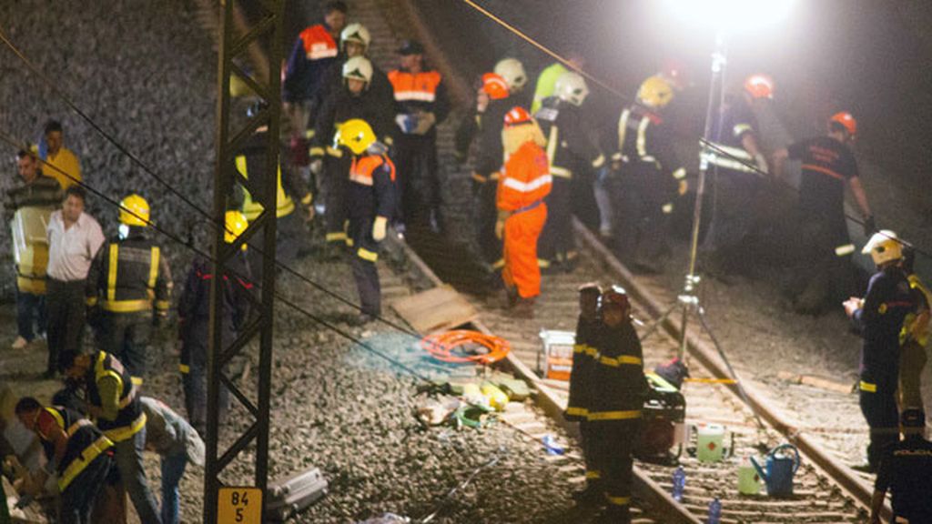 Descarrilamiento mortal de un tren en Santiago de Compostela
