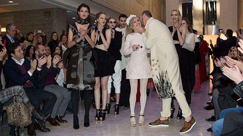 Ambiente en el desfile