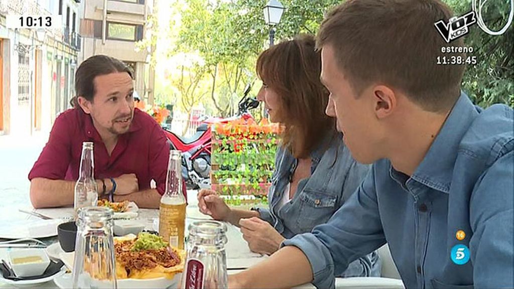 Han salido a correr, han desayunado juntos, comido con el nucleo duro de Podemos...