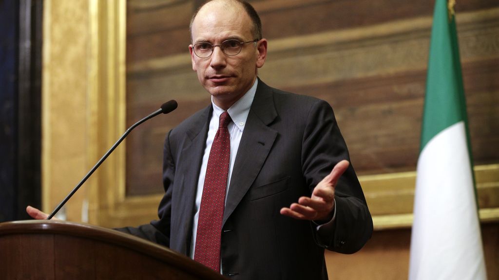 Enrico Letta, vicesecretario general del Partido Demócrata y designado primer ministro