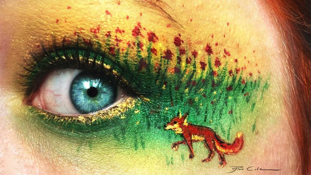 Svenja Schmitt y su sorprendente maquillaje de ojos