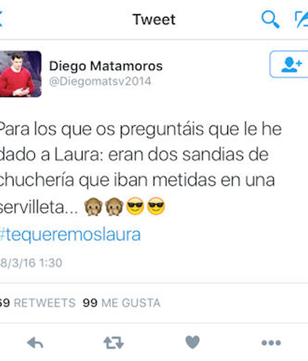 Tuit de Diego Matamoros