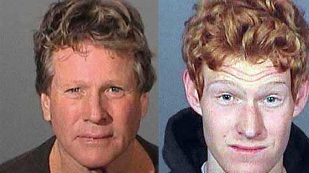 Ryan O'Neal y su hijo Redford