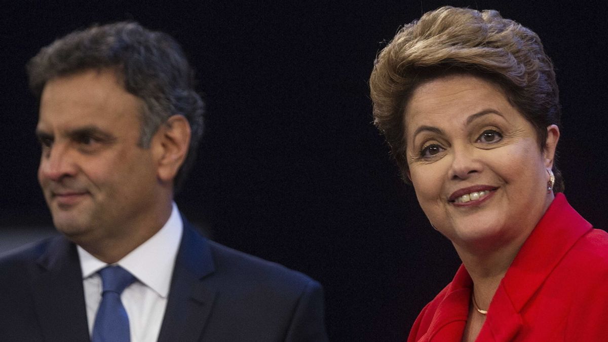 Aecio Neves y Dilma Rousseff