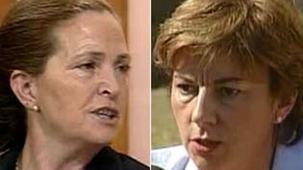 La madre de la víctima frente a la sospechosa de asesinato