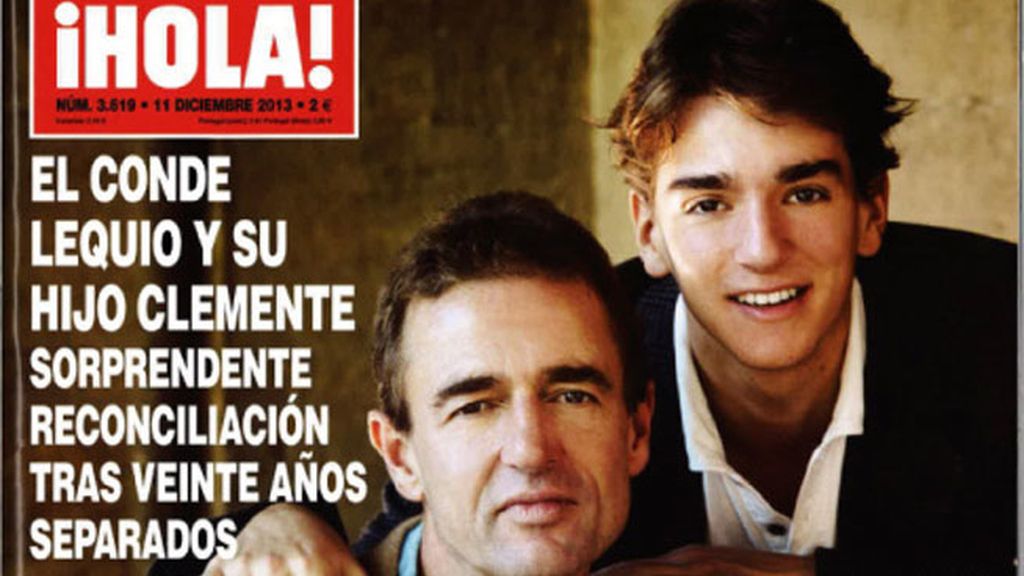 Alessandro Lequio se reconcilia con su hijo Clemente