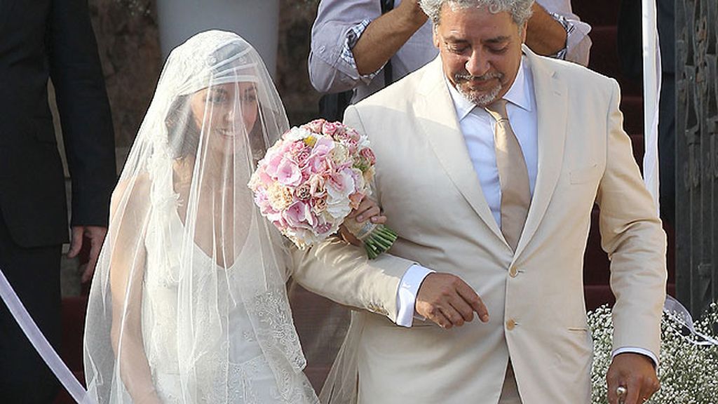 El enlace tuvo lugar en el Castillo de Tamarit, Tarragona