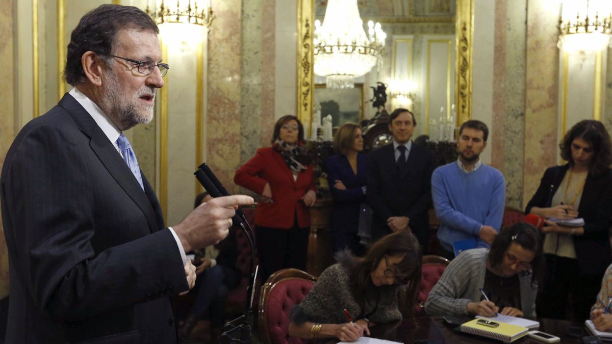 El presidente en funciones, Mariano Rajoy, insiste en el acuerdo de gobierno con PSOE y Ciudadanos