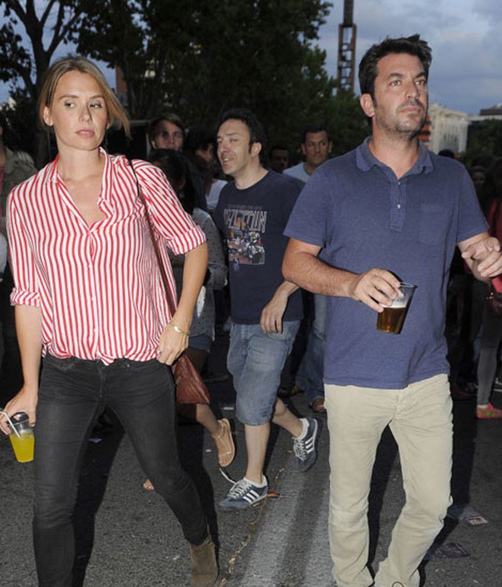 Arturo Valls uno de los vips en el macroconcierto