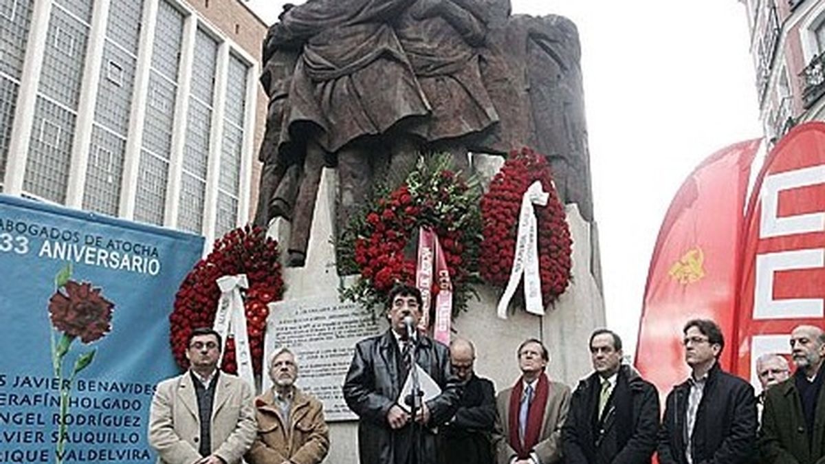 Homenaje por el 39º aniversario del atentado de Atocha 55 en honor a los cinco asesinados