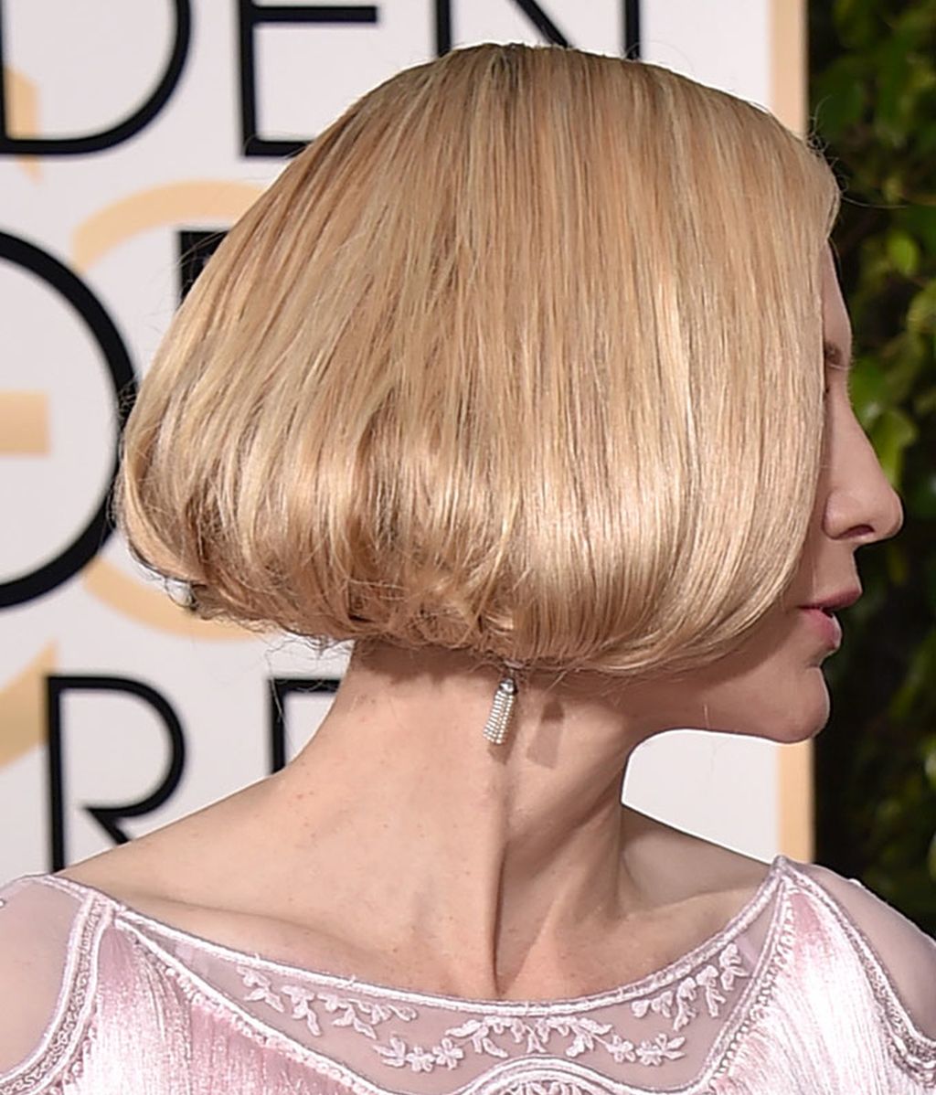 Detalle del falso bob de Cate Blanchett