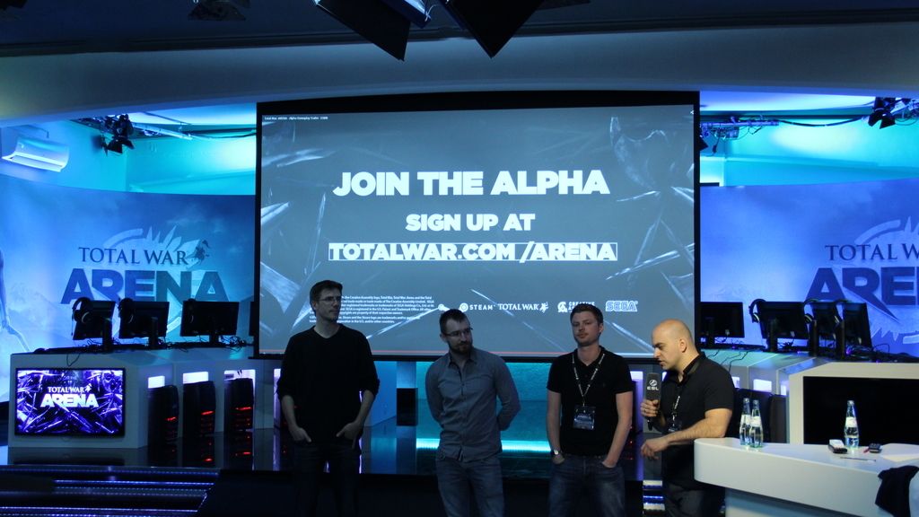 La presentación mundial del videojuego Total War Arena en Colonia, en imágenes