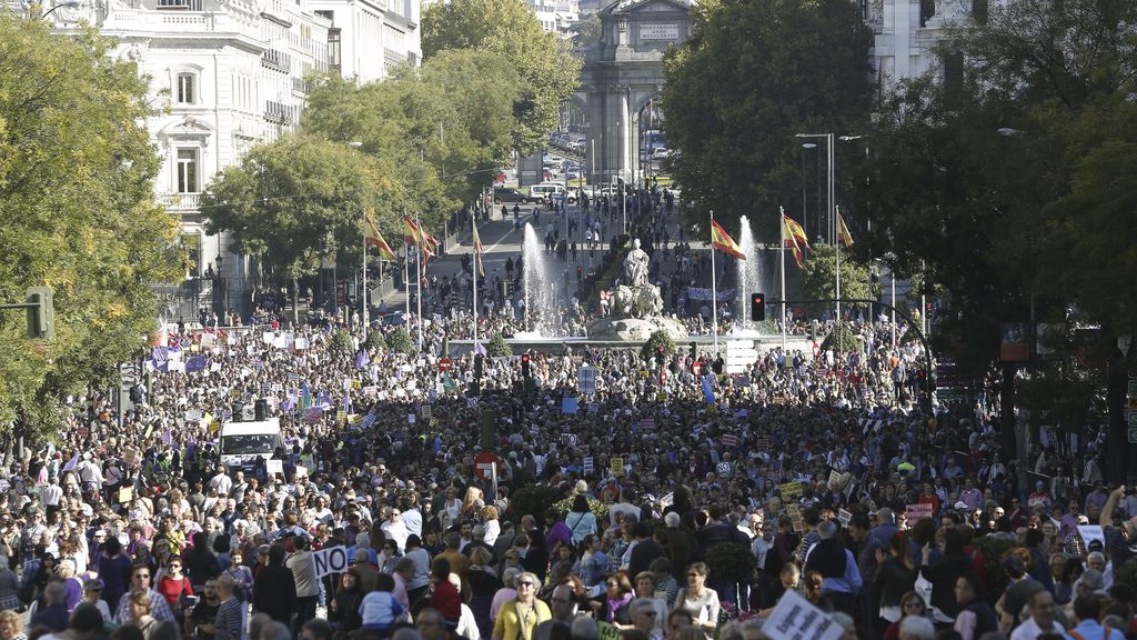 Madrid marcha contra la "violencia machista"