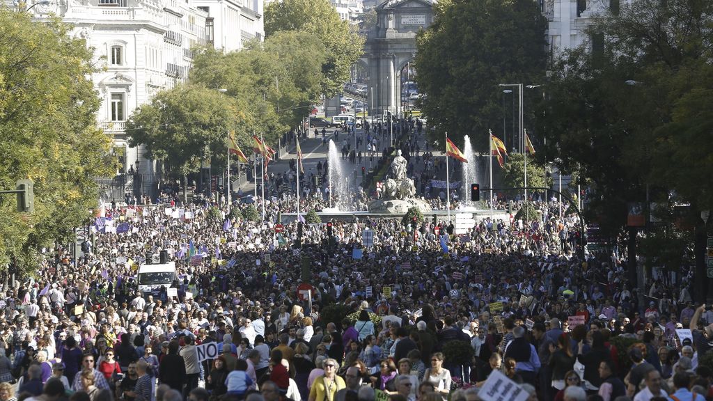 La primera gran movilización nacional contra la violencia machista