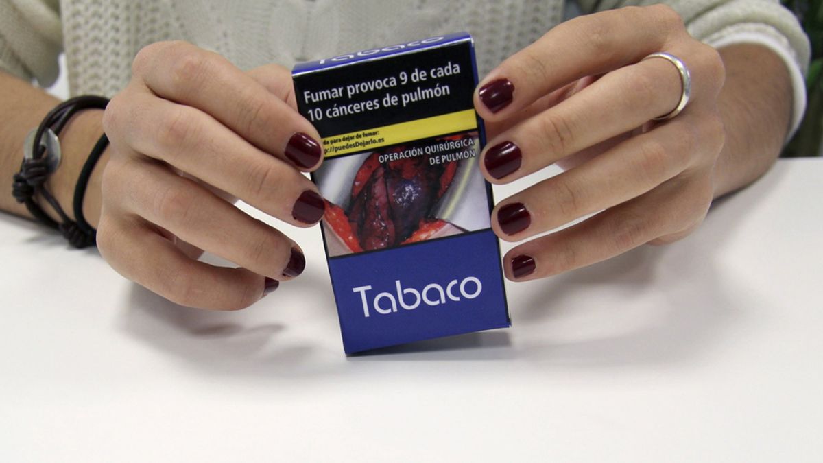 Fotos impactantes en las cajetillas de tabaco