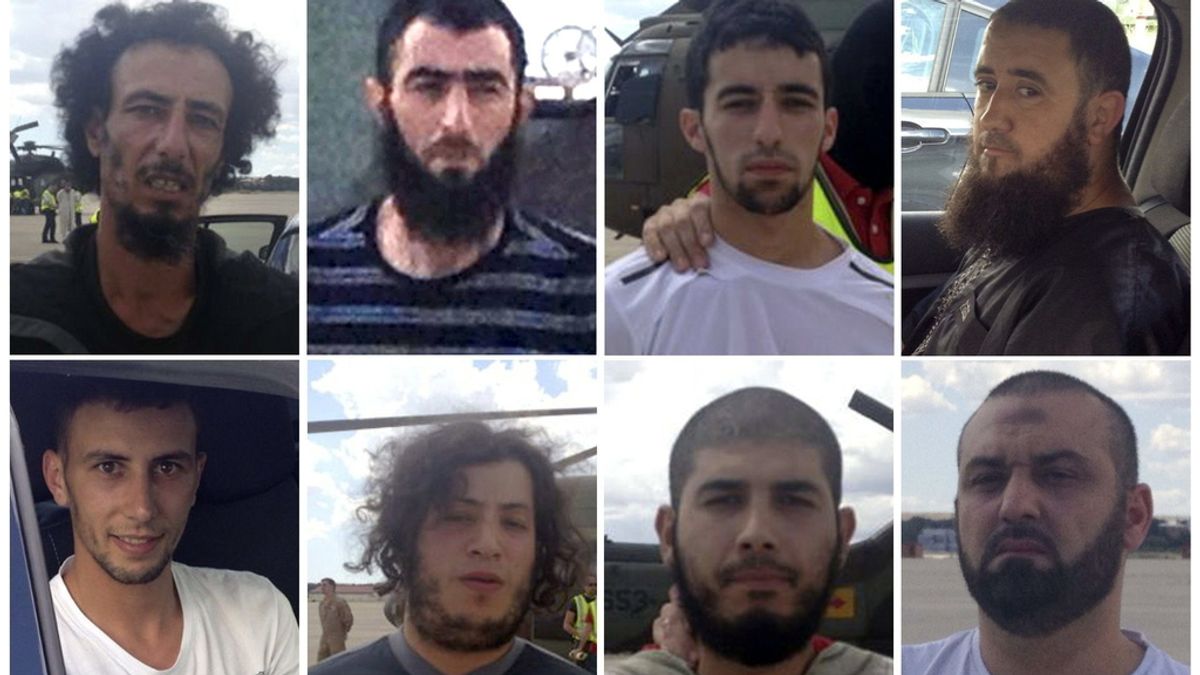 Yihadistas detenidos en Ceuta. Foto: Efe