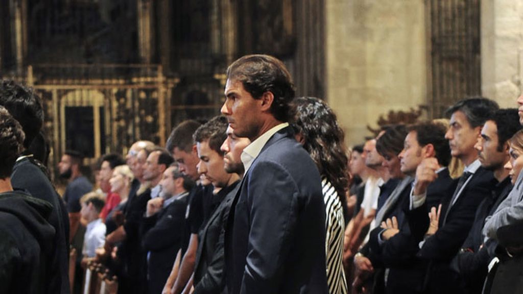 Momentos de gran dolor en el tanatorio de Son Valentí, en Mallorca