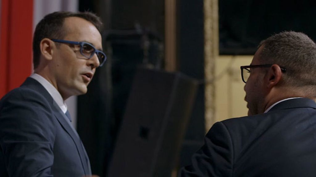 Jorge Javier Vázquez, gesto a gesto con Risto