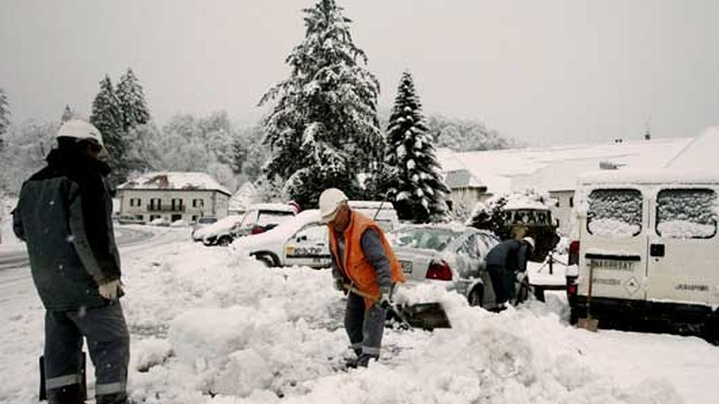 Nieve en Roncenvalles