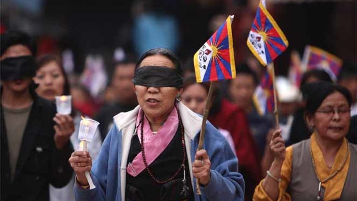 Protesta en el Tíbet