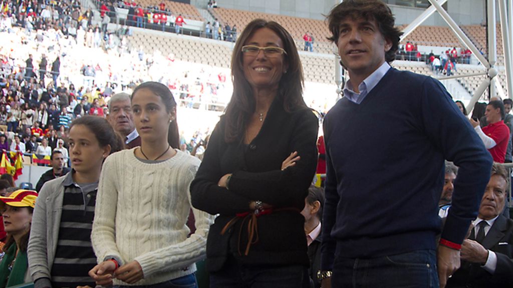 ¡¡¡Campeones!!! Todos con el tenis español
