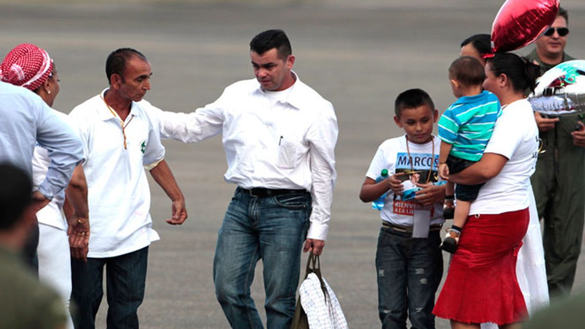 Marcos Baquero liberado por las FARC tras casi 20 meses de cautiverio