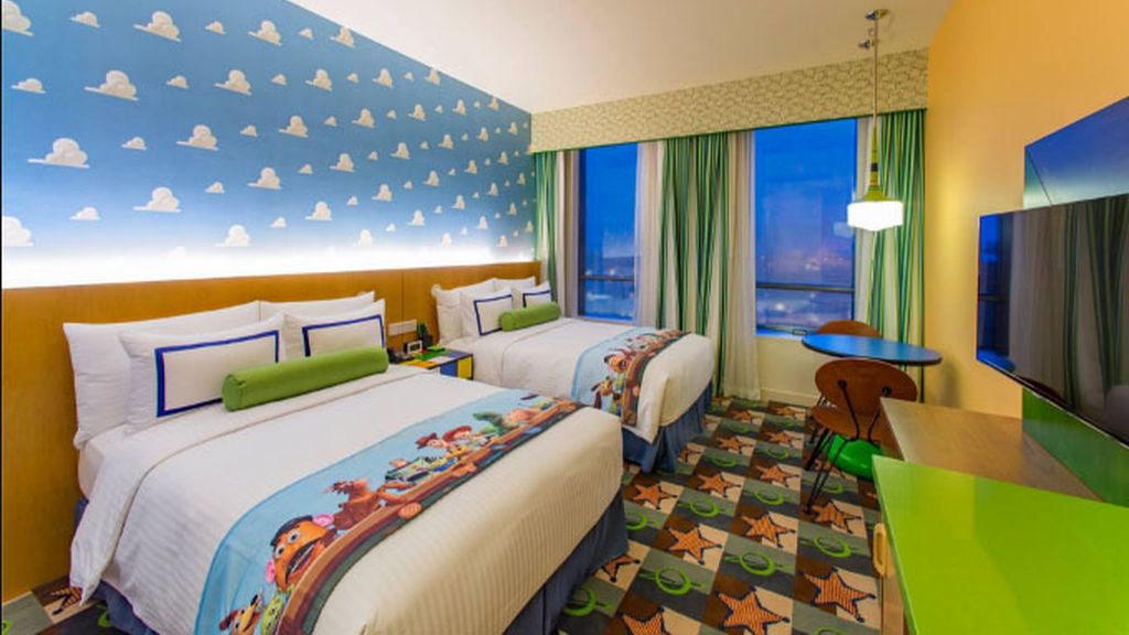 Es el resort de Toy Story en Disneyland Shanghai