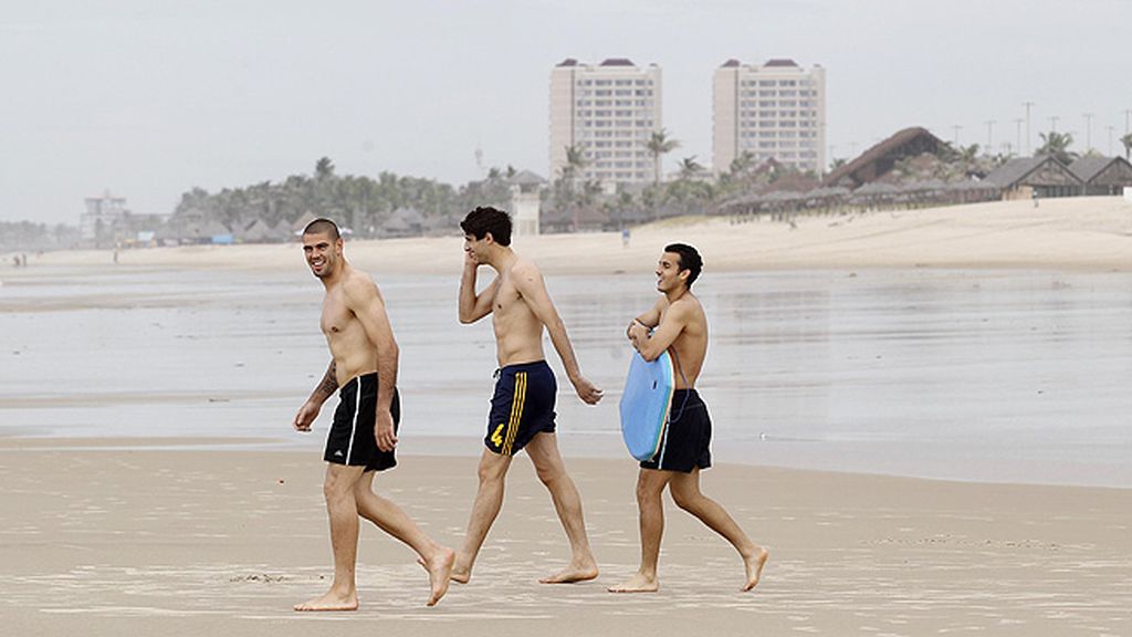 Días de playa y surf para La Roja en  Brasil