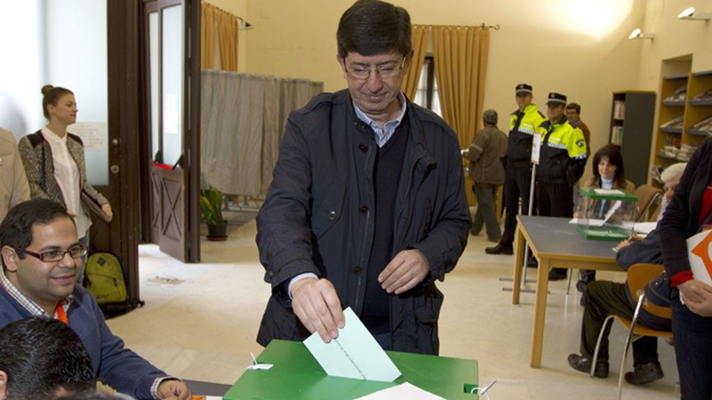 Juan Marín, de Ciudadanos, el más madrugador de los candidatos