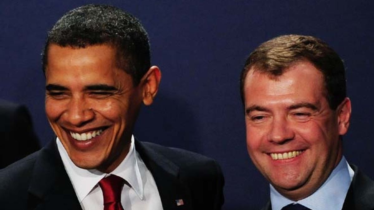 Medvedev y Obama posan juntos en la cumbre del G-20
