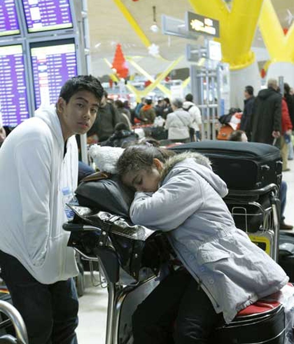 Desesperación en Barajas