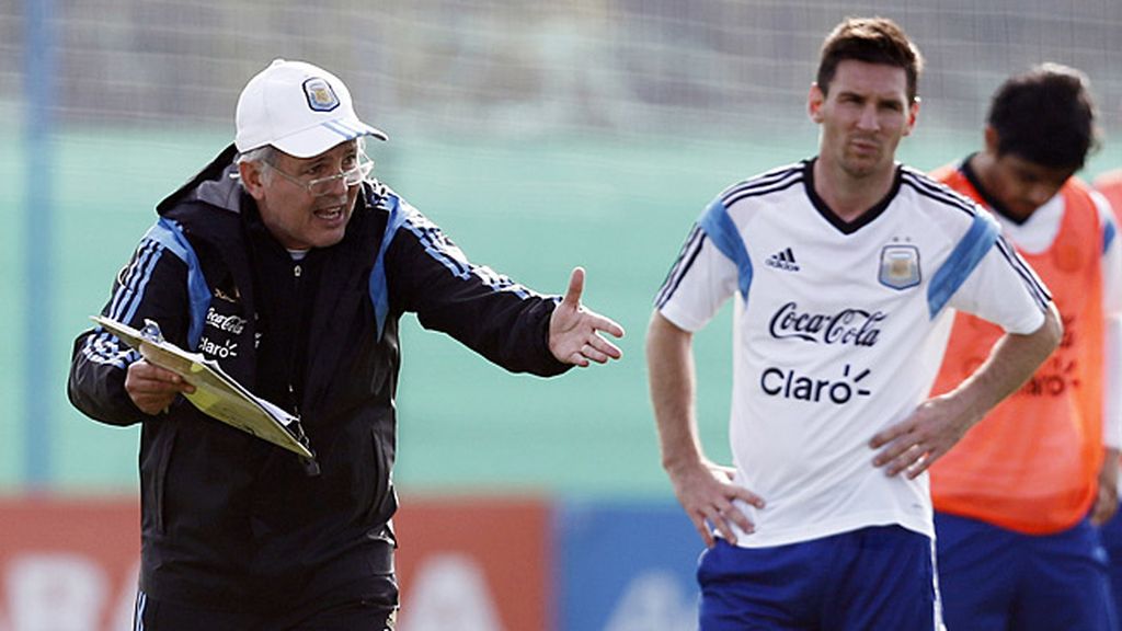 Sabella y Messi
