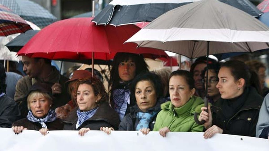 Familiares reclamando la liberación