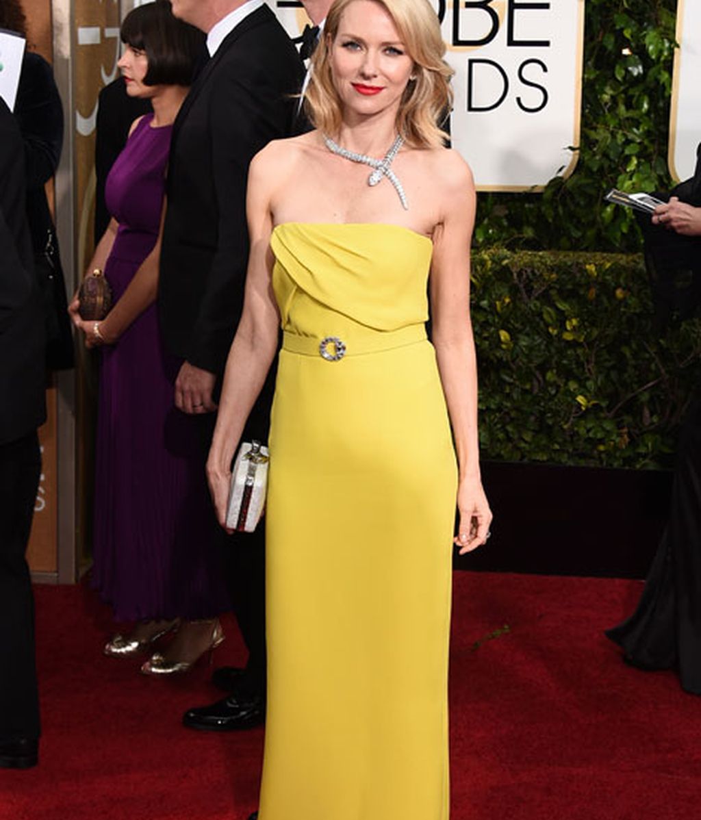 Las actrices arriesgan poco en la alfombra roja de los Globos de Oro