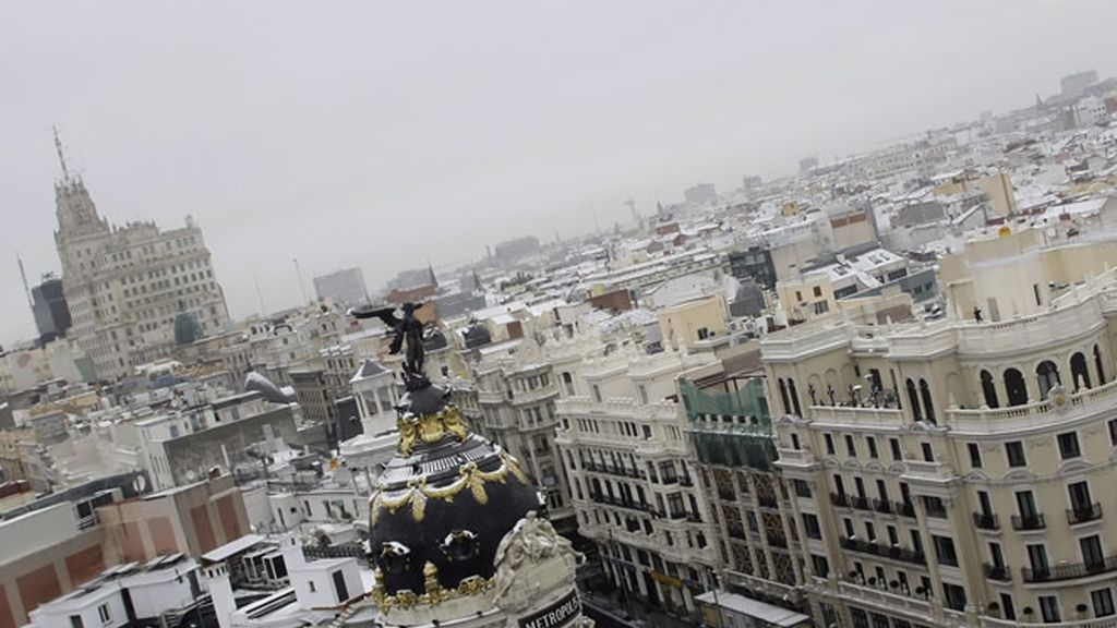 La cúpula Metropoli en la Gran Via de Madrid