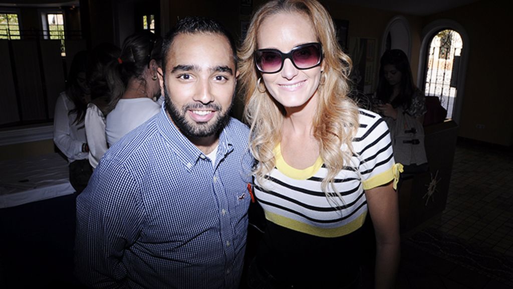 Tomás Palacios junto a Sandra Ibarra