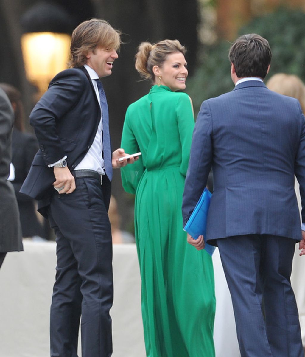 Isabel Sartorius y los Príncipes de Asturias, juntos en la boda de Álvaro Fuster