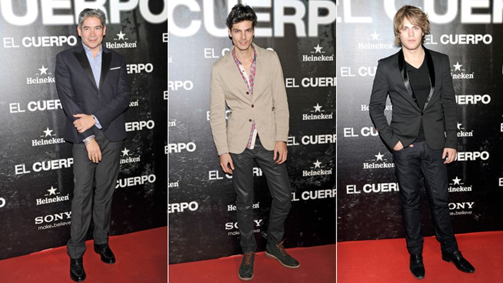 Belén Rueda deja 'solos' a Hugo Silva y Coronado en el estreno de 'El cuerpo'