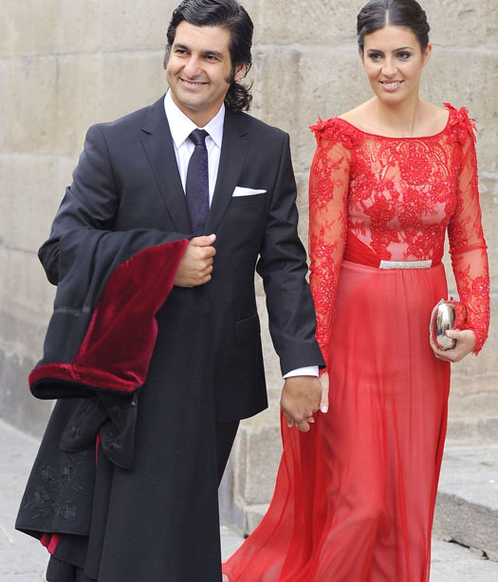 Morante de la Puebla y su mujer, Elisabeth Garrido