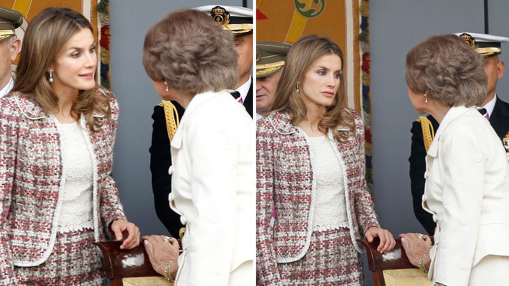 Letizia y la Reina Sofía, como dos buenas amigas