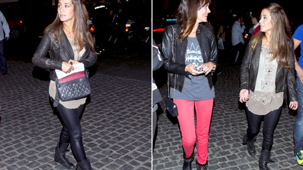 Elena Tablada eligió un look muy rockero